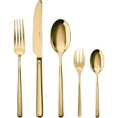 Sambonet Linear Edelstahl/PVD Gold Besteck 30tlg.Vh. S0025-S00017-52713GN1