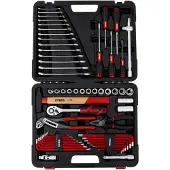 Stier Valise à outils avec assortiment de 60 outils