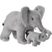 Wild republic - Peluche - Maman et bébé - Eléphant