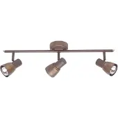 Brilliant Tube spot Lava | spot de plafond rustique | métal | vieux cuivre | orientable | 3x E14 max. 28 W
