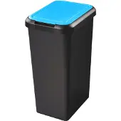 Cep Poubelle de tri Touch & Lift 45 litres bleu