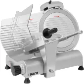 Saro Trancheuse modèle AS 300 avec affûteur de couteaux et anneau de protection.