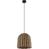LINDBY Luminaire Extérieur , Taryn, dimmable, Bois, Terrasse, Plastique, Rustique