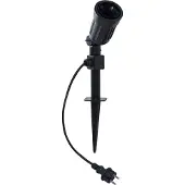 Star Trading Star 418-91, douille pour spot, plastique, noir, 43,5 x 7,5 x 7,5 cm