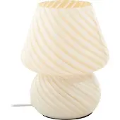 LINDBY - Andriana Lampe de Table Jaune/Blanc
