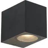QAZQA Applique murale moderne noire IP44 - Baleno