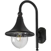 LINDBY Luminaires d'extérieur , Daphne, dimmable, Noir, Balcon, Aluminium, Ancien