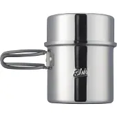 Esbit Marmite en acier inoxydable, 1L - poignées rabattables - inoxydable - robuste