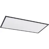 LINDBY Plafonnier , Nelios, dimmable, Noir, Cuisine, Plastique, Moderne