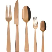 Sambonet Set de couverts 30 pcs. Cuivre plat miroir
