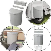 Proplus Poubelle L avec couvercle pour caravane/camping-car