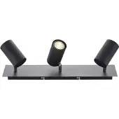 LINDBY Plafonnier , Joffrey, dimmable, Noir, Salon / séjour, Métal, Moderne