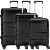D & N Ensemble de bagages noir