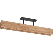 LINDBY Plafonnier , Malwin, dimmable, Bois, Salon / séjour, Bois, Scandinave