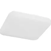 Eglo Plafonnier carré Pogliola blanc 28cm