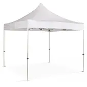 Oviala Tonnelle pliante en alu 4x4m blanc - PRO 40