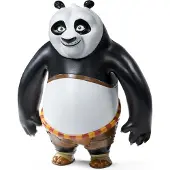 Noble Collection Kung Fu Panda Bendyfigs figurine pliante Po Ping 15 cm