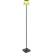 Globo Lighting Gregoir LED Lampadaire 4W CCT IP44 Noir Mat, Métal Ø13cm 58434SBP (310 lm)