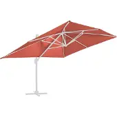 Oviala Toile pour parasol déporté 4x3m terracotta - Caserta