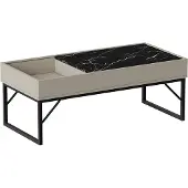 Vicco Table basse Lunero Crème 105x50cm, Model 55196