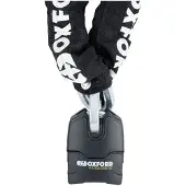 Oxford Hardcore 13mm 1.2m Chain Lock Argenté