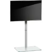 VCM - Support de télévision en verre Support de télévision Alani H. 100 x B. 60 x T. 45 cm