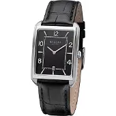 Regent hommes montre bracelet en cuir montre analogique noir URF1264