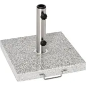Outsunny Zonneschermstandaard zonneschermvoet parasolvoet 28 kg voor stang ?3,4 / ?3,8 / ?4,8 cm