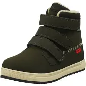 Kickers Bottes crème / kaki / rouge