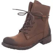 Rieker Chaussures de ville pour femmes, bottines, chaussures à lacets, bottines à lacets, couleur marron, style décontracté