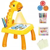 Luxma Projecteur de dessin Jambes de girafe Musique 2021-6 Jaune