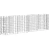 vidaXL Gabion haut-plateau Fer galvanisé 330x50x100 cm