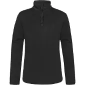 Protest Rewillowy Half Zip Long Sleeve T-shirt Noir 152 cm Garçon