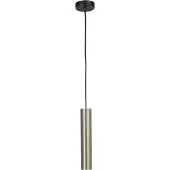 Masterlight Lampe suspendue Run avec cylindre en acier inoxydable