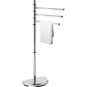 Gedy accessoires - staande handdoekhouder, chroom