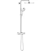 GROHE Rainshower SmartActive 310 Système de douche avec mitigeur thermostatique, avec douchette à main et douche de tête, montage mural, EcoJoy, 27968001