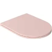 Hak isvea - wc-bril slim, softclose, zalm roze