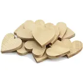 Colorations - Petits coeurs en bois, 20pcs.