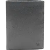 Esquire Cuir porte-monnaie Slim Wallet High Black noir