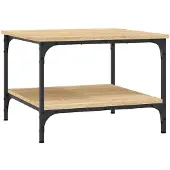 vidaXL Table basse chêne Sonoma 55x55x40 cm Bois composite