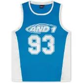 AND1 T-Shirt '93 Airtex' bleu / blanc