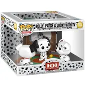 Funko POP! Figure Disney 101 Dalmatians Rolly Patch &amp; Lucky With Tv