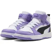 Puma Chaussures de sport Rebound V6 Mid Ac+ Ps, blanc, taille 28 1/2 (garçons), blanc, taille 28 1/2