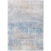 Louis De Poortere Teppich 170 cm x 240 cm 8718 Atlantic Streaks Long Island Blue