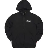 Lonsdale Veste de survêtement noir / blanc
