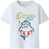 Name it T-Shirt 'NMMFymz' opal / jaune pastel / rouge cerise / blanc
