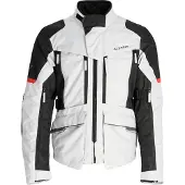 Acerbis X-Rover, veste textile imperméable ,Noir/Gris Clair/Rouge ,XL