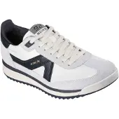 SKECHERS Baskets basses 'SKX 92 - SPECTIVE' gris clair / noir / blanc