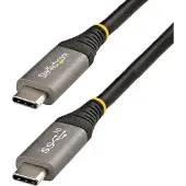 StarTech.com .com Câble USB C 10Gbps 50cm - USB-IF - Câble USB 3.1/3.2 Gen 1 Type-C - Alimentation 100W (5A) Power Delivery, DP Alt Mode - Cordon USB C vers C - Charge/Synchronisation