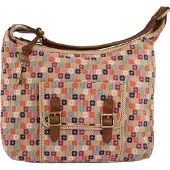 Fossil Wmns Sac à main Tate Hobo Mélange floral naturel
